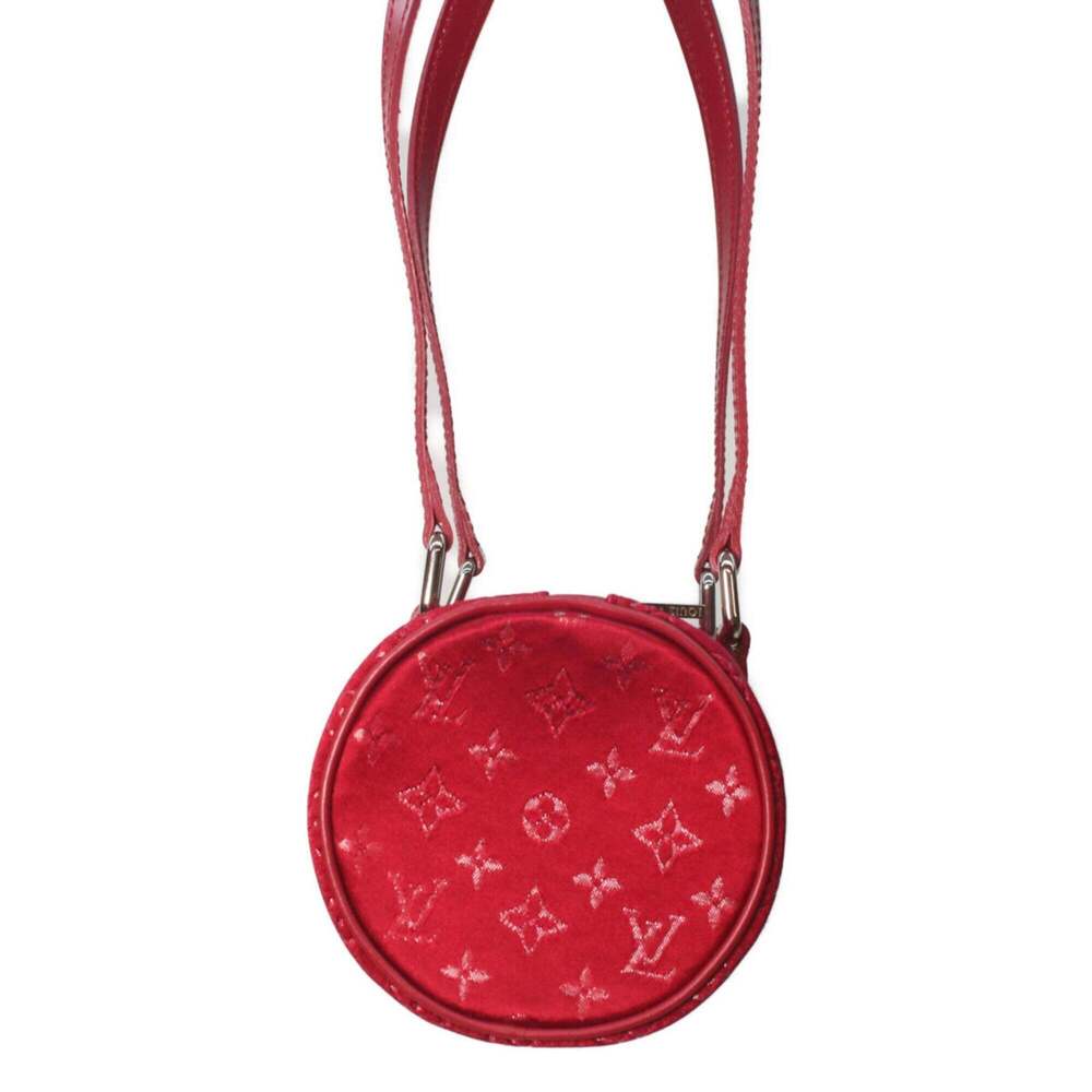Louis Vuitton Red Monogram Satin Little Papillon - Picture 4 of 9